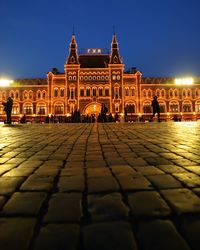 View of building at night