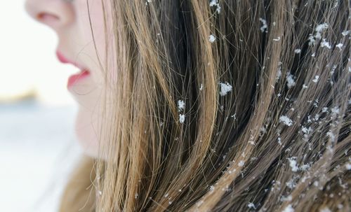 Close-up of woman