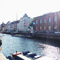 Boats in canal