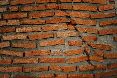 Full frame shot of brick wall