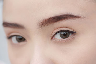 Close-up portrait of woman