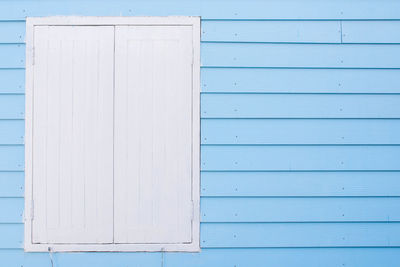 Close-up of closed wooden door