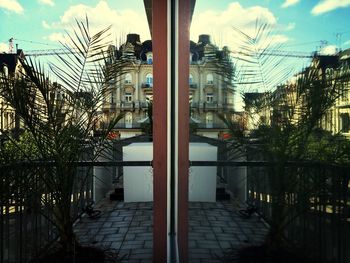 Buildings in city against sky