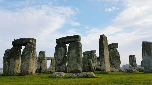 Stonehenge against sky