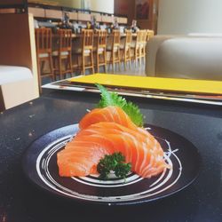 Close-up of served food