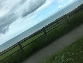 Scenic view of landscape against sky