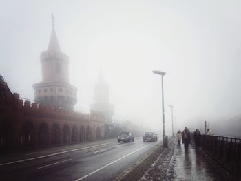 View of city during winter