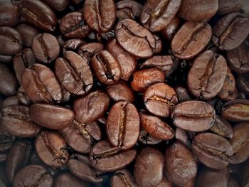 Full frame shot of coffee beans