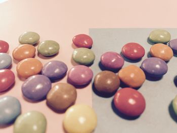 Close-up of multi colored candies