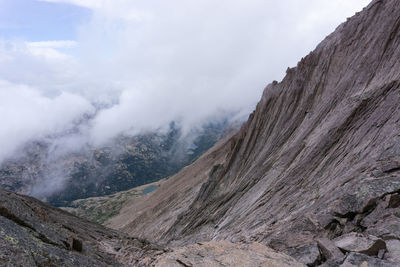 Scenic view of mountain against sky