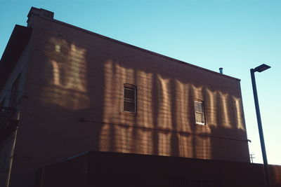 Low angle view of building against sky