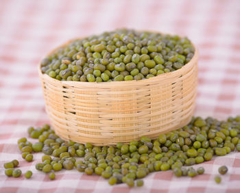 Close-up of vegetables in basket