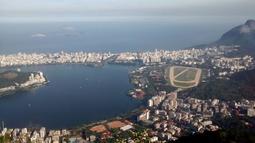 High angle view of cityscape