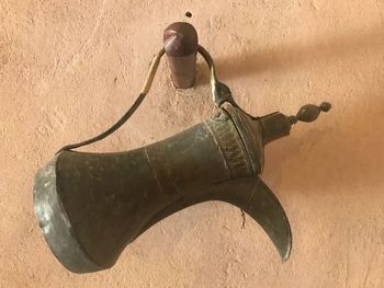 Close-up of shadow on floor