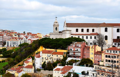 View of buildings in city