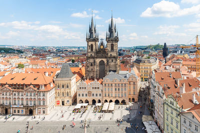 Buildings in city