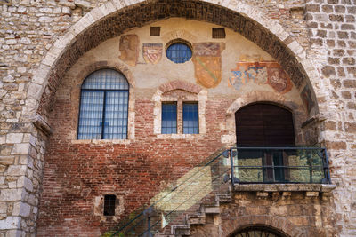 Low angle view of old building