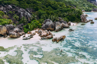 Rocks in a water