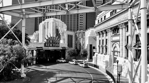 Street amidst buildings in city