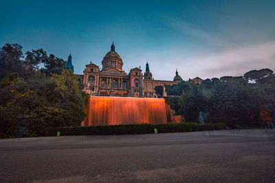 Palau nacional, parc de montjuïc,barcelona