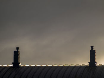 Low angle view of building against sky