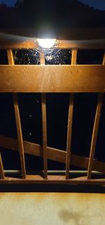 Low angle view of illuminated staircase in building
