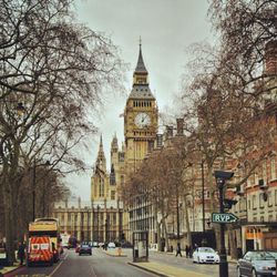 Buildings along road