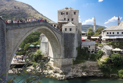 Stari most bridge in mostar, bosnia herzegovina