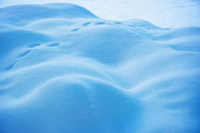 Full frame shot of snow land