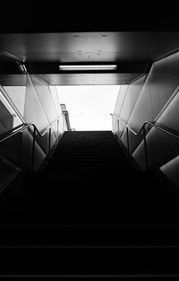 Staircase in modern building