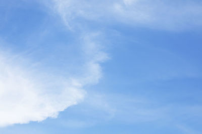 Low angle view of clouds in sky