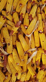 Full frame shot of corns