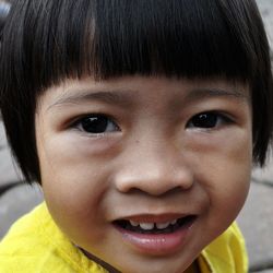 Portrait of cute girl