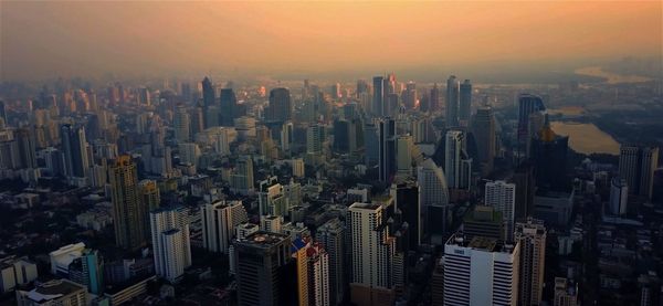 Aerial view of a city