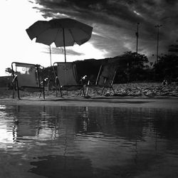 Boats in river