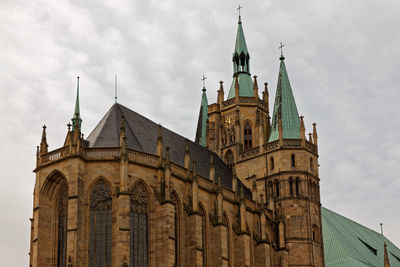 Low angle view of building against sky