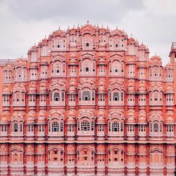 Low angle view of historical building against sky