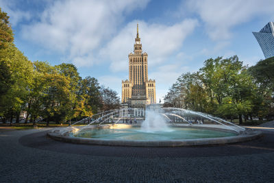 Fountain in park