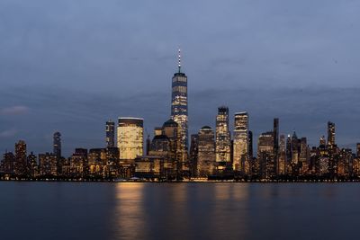 New york city skyline with freedom tower