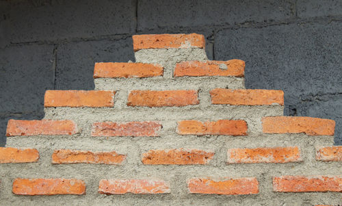 Close-up of brick wall