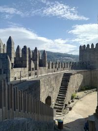 Panoramic view of historical building against sky