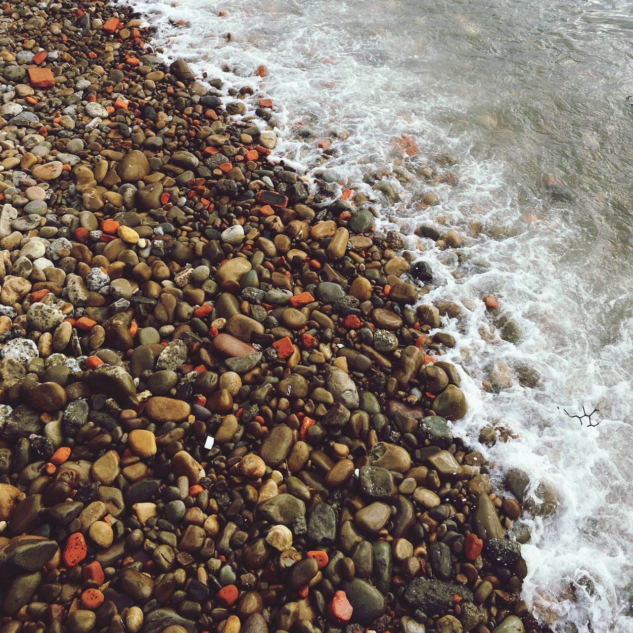 PEBBLES ON SHORE