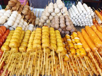 Full frame shot of market stall for sale