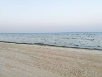 Scenic view of beach