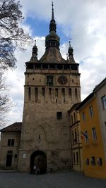 Low angle view of historical building against sky