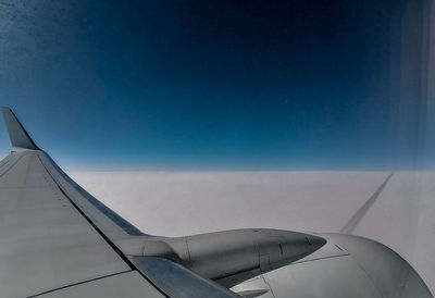 Airplane flying in sky