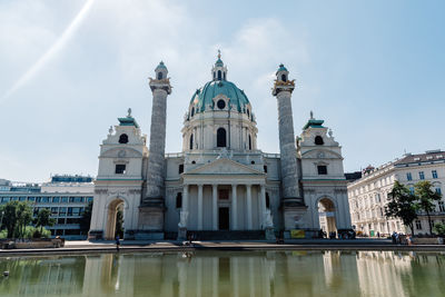 Low angle view of cathedral against sky