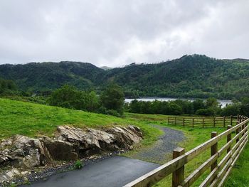 Scenic view of landscape against sky