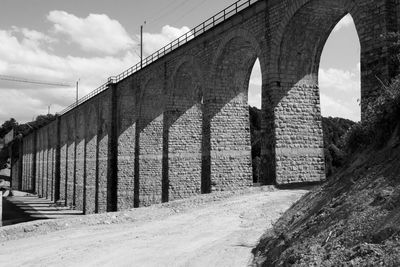 Old bridge against sky