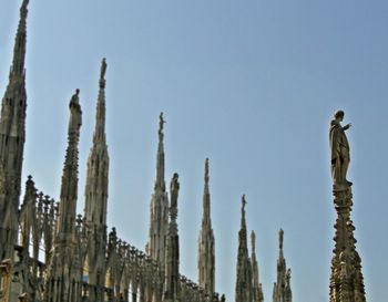 Low angle view of statue